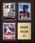 Mookie Wilson New York Mets Fan Gift Plaque 8x10 3 Cards Topps, Bowman 2024 2025 2026