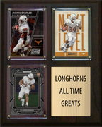 Texas Longhorns All-Time Greats 8x10 Plaque 3 Cards Jamaal Charles Ricky Williams Bijan Robinson