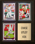 Chase Utley Philadelphia Phillies Fan Gift Plaque 8x10 3 Cards Topps, Bowman 2024 2025 2026