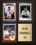 Alan Trammell Detroit Tigers Hall of Fame Fan Gift Plaque 8x10 3 Cards Topps, Bowman 2024 2025 2026