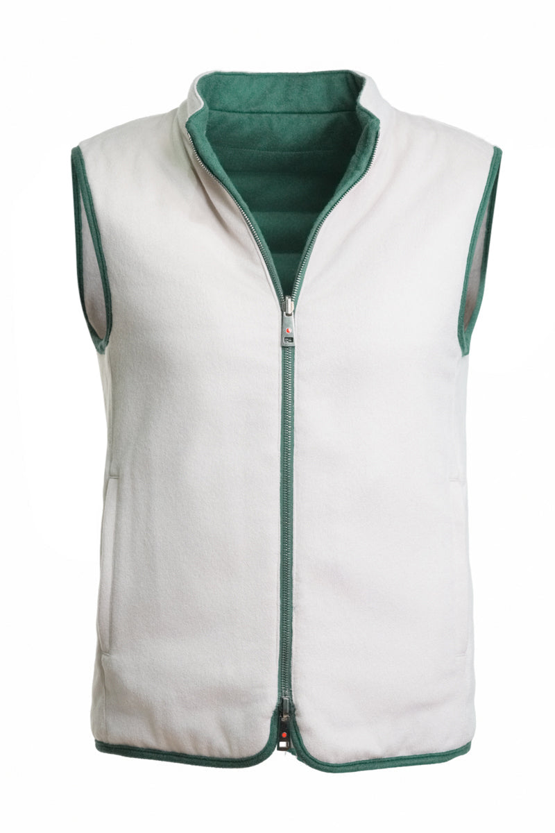 Kired by Kiton REA Cashmere Reversible Vest