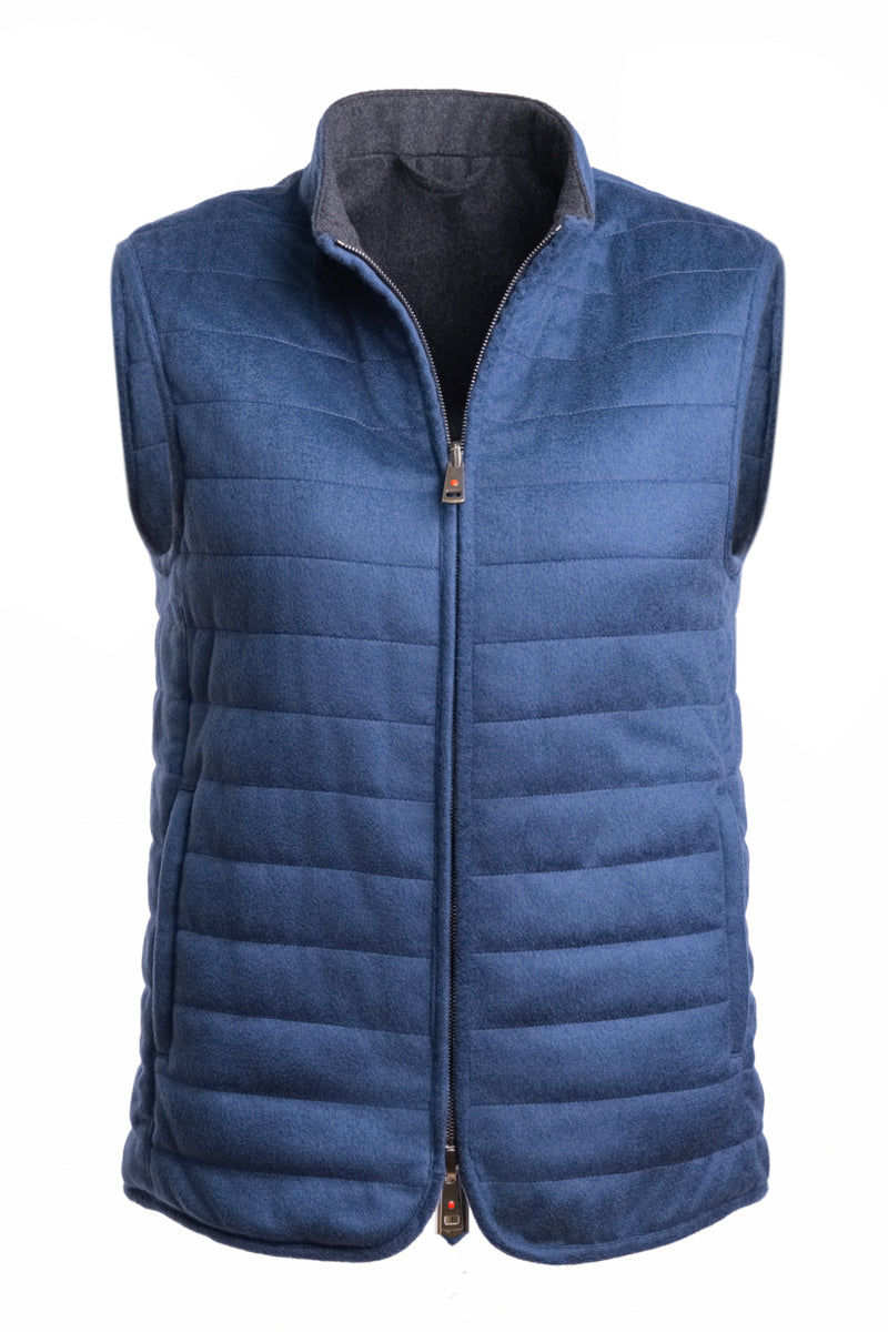Kired by Kiton REA Cashmere Reversible Vest