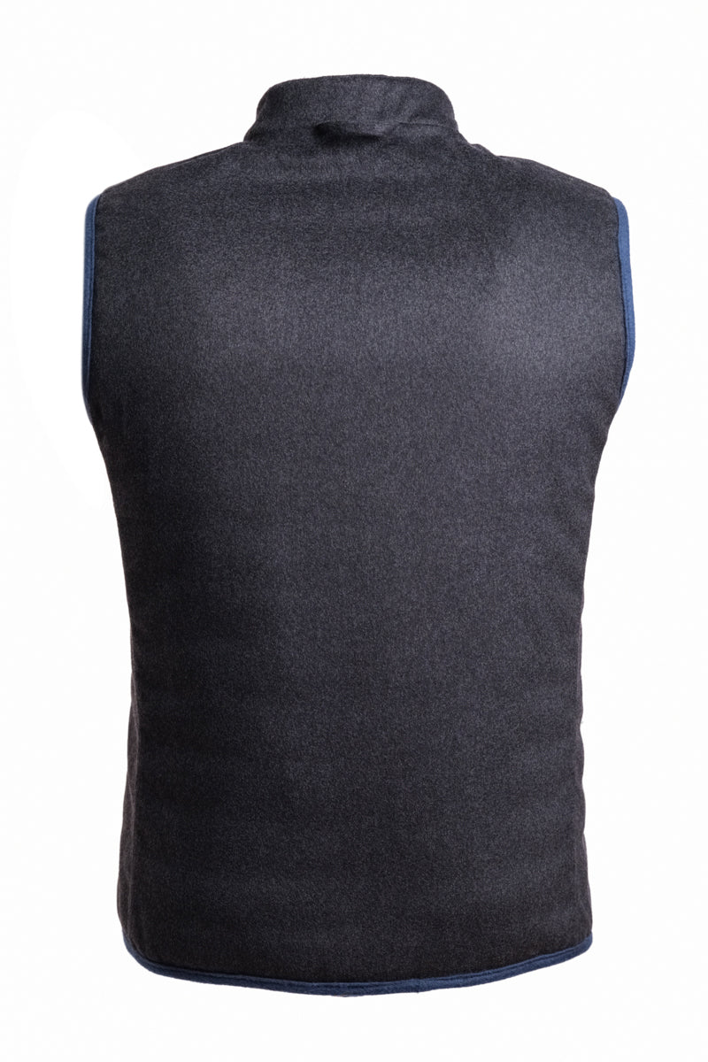 Kired by Kiton REA Cashmere Reversible Vest