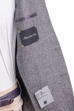 Sartorio Herringbone Virgin Wool-Silk-Cotton Sport Jacket