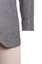 Sartorio Herringbone Virgin Wool-Silk-Cotton Sport Jacket