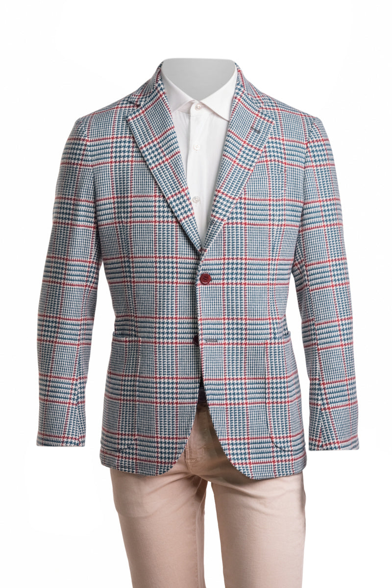Sartorio Prince of Wales Wool Sport Jacket
