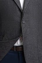 Sartorio Woven Virgin Wool-Silk-Linen Sport Jacket
