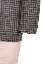 Sartorio Houndstooth Virgin Wool-Silk-Cotton Sport Jacket