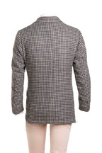 Sartorio Houndstooth Virgin Wool-Silk-Cotton Sport Jacket