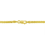 14K Yellow and White Gold 1/4 Cttw Princess Cut Diamond Channel-Set “V” Shape 18" Pendant Necklace (H-I Color, SI2-I1 Clarity)