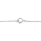 14K White Gold 1/5 Cttw Pear Shape Solitaire Diamond 18" Pendant Necklace (G-H Color, VS2-SI1 Clarity)