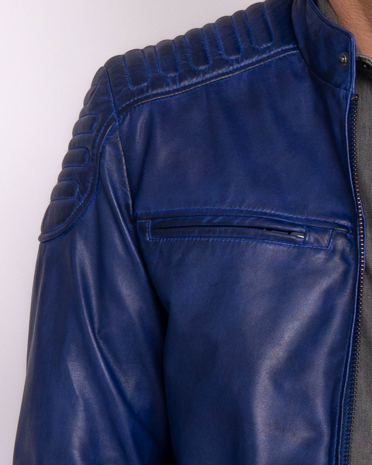 Hobbs | Men's Leather Motorcycle Jacket