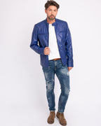 Hobbs | Men's Leather Motorcycle Jacket