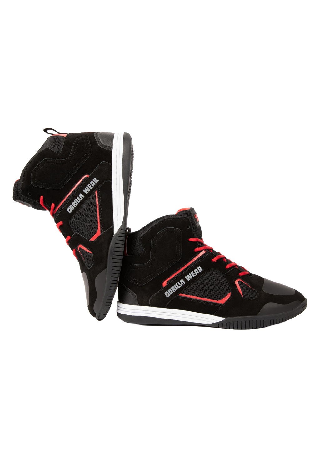 Troy High Tops - Black/Red