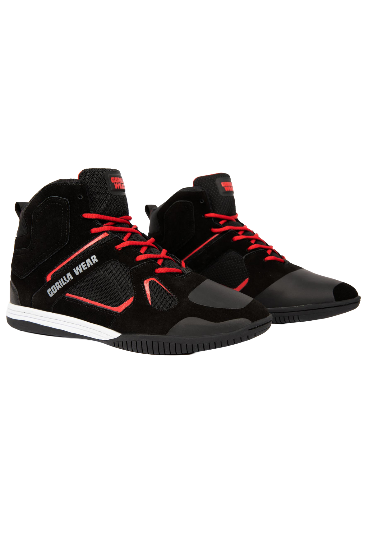 Troy High Tops - Black/Red