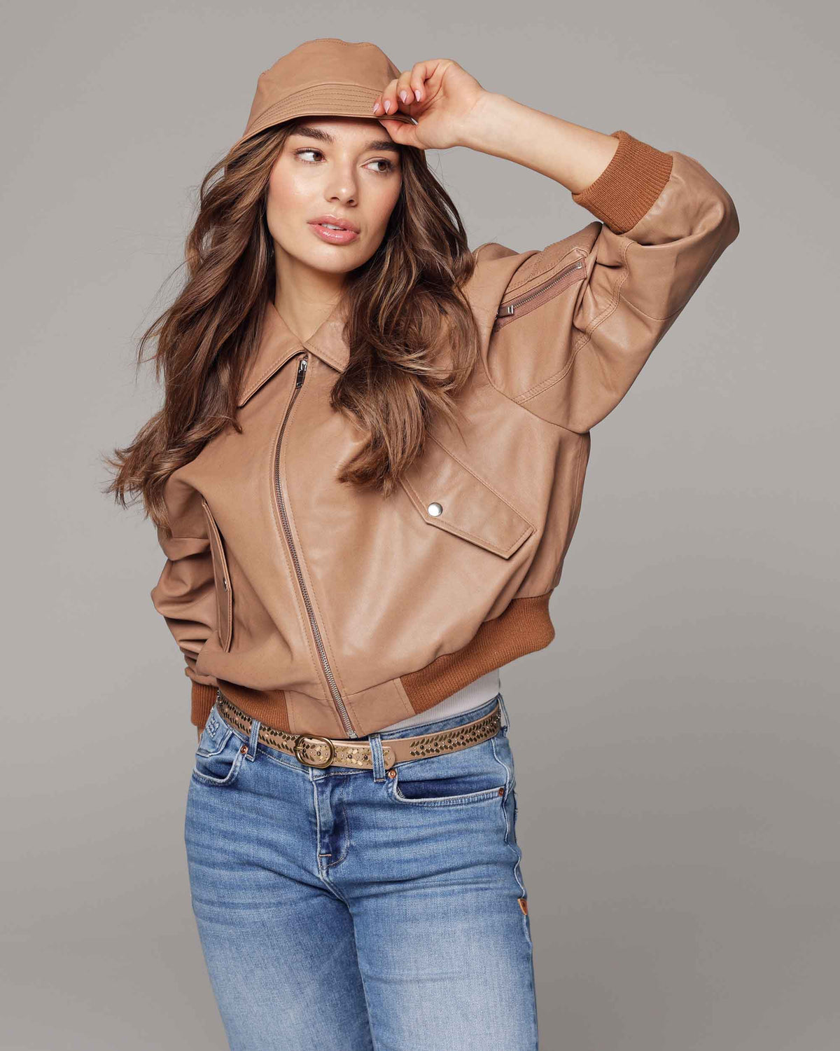Keller | Classic Leather Bucket Hat