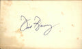 Dick Baney Cincinnati Reds Signed/Autographed 3x5 Index Card 162717