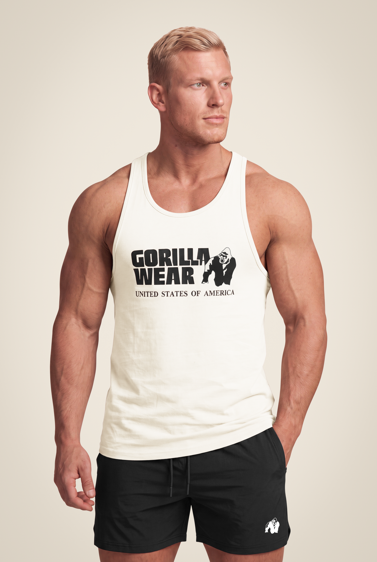 Classic Tank Top -  Beige