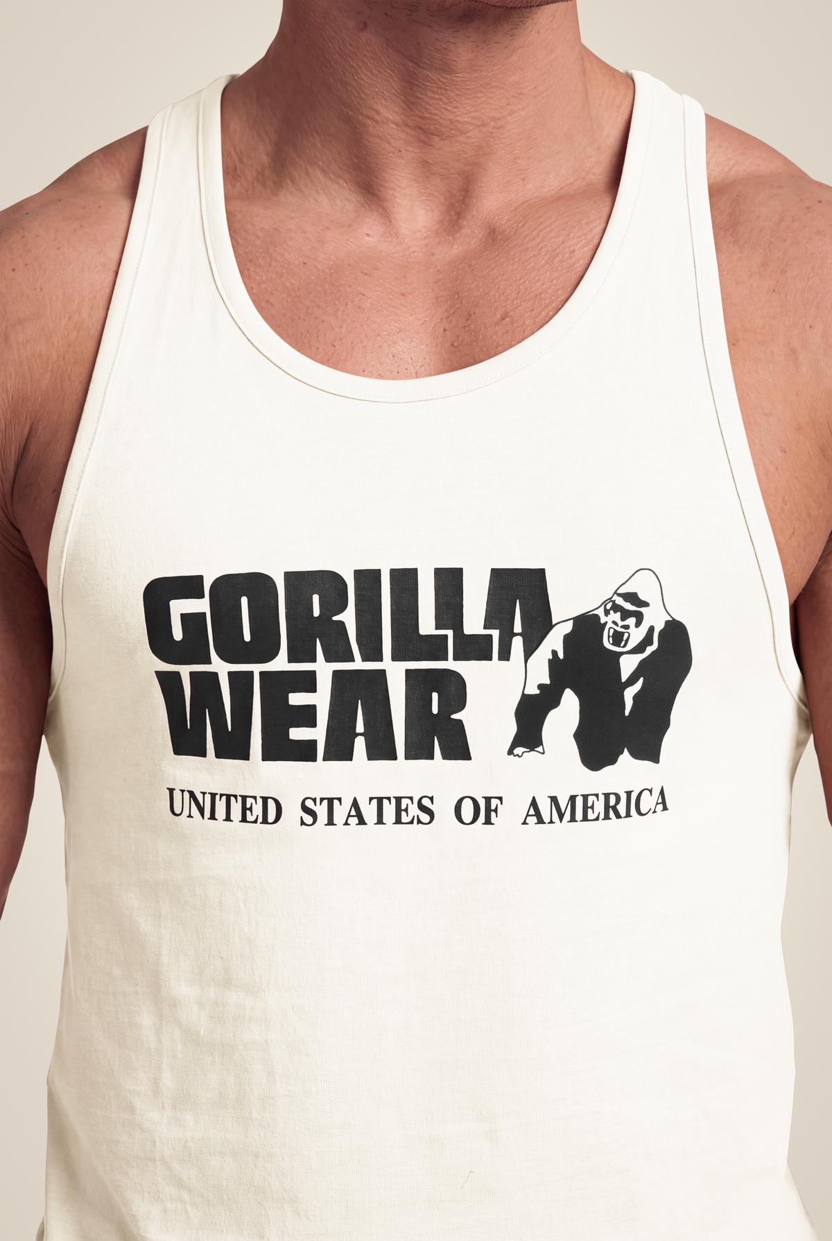 Classic Tank Top -  Beige