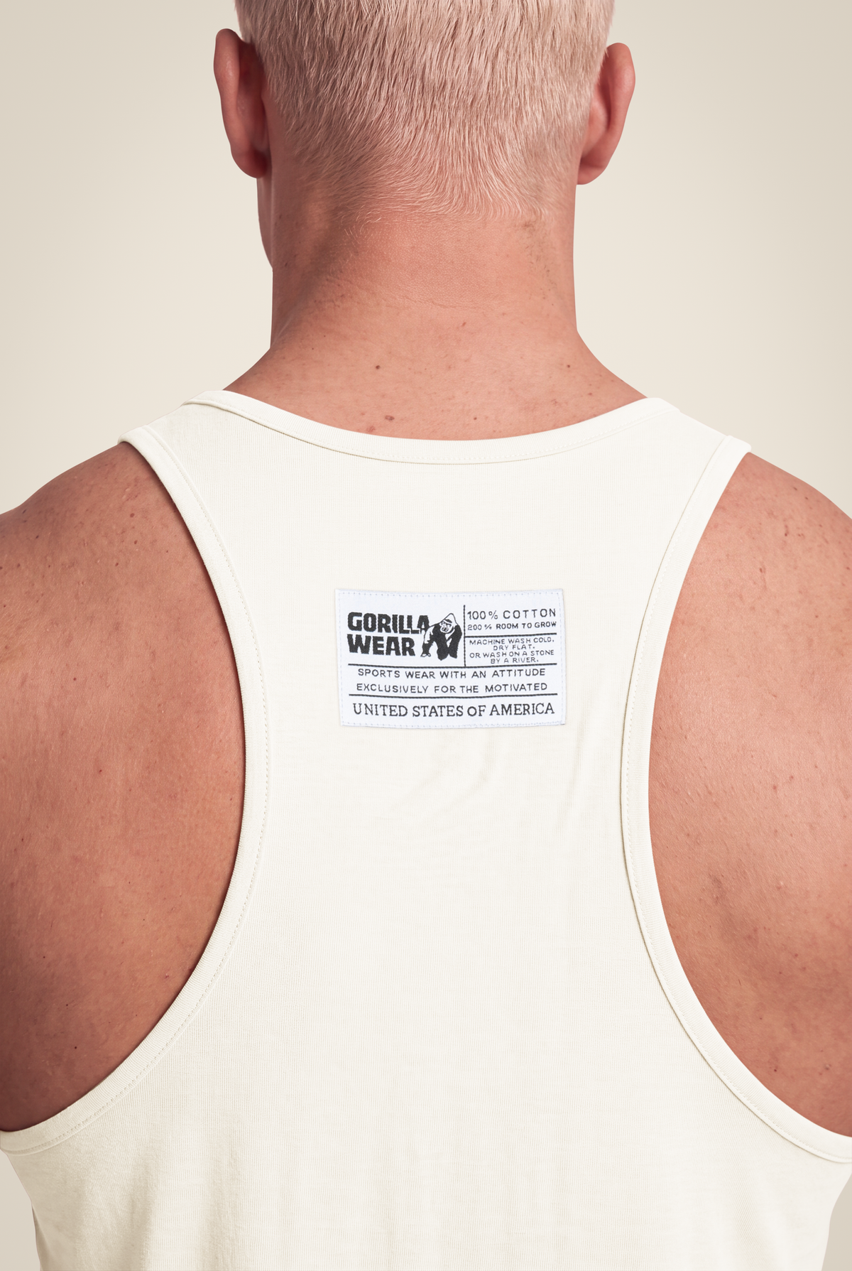 Classic Tank Top -  Beige