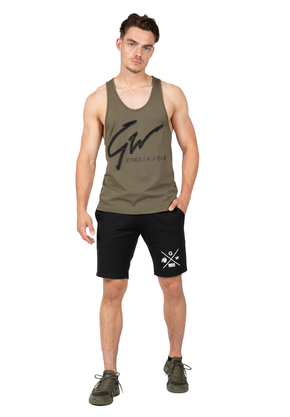 Evansville Tank Top - Army Green