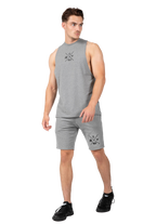 Cisco Drop Armhole Tank Top - Gray/Black