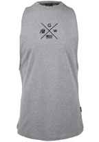 Cisco Drop Armhole Tank Top - Gray/Black