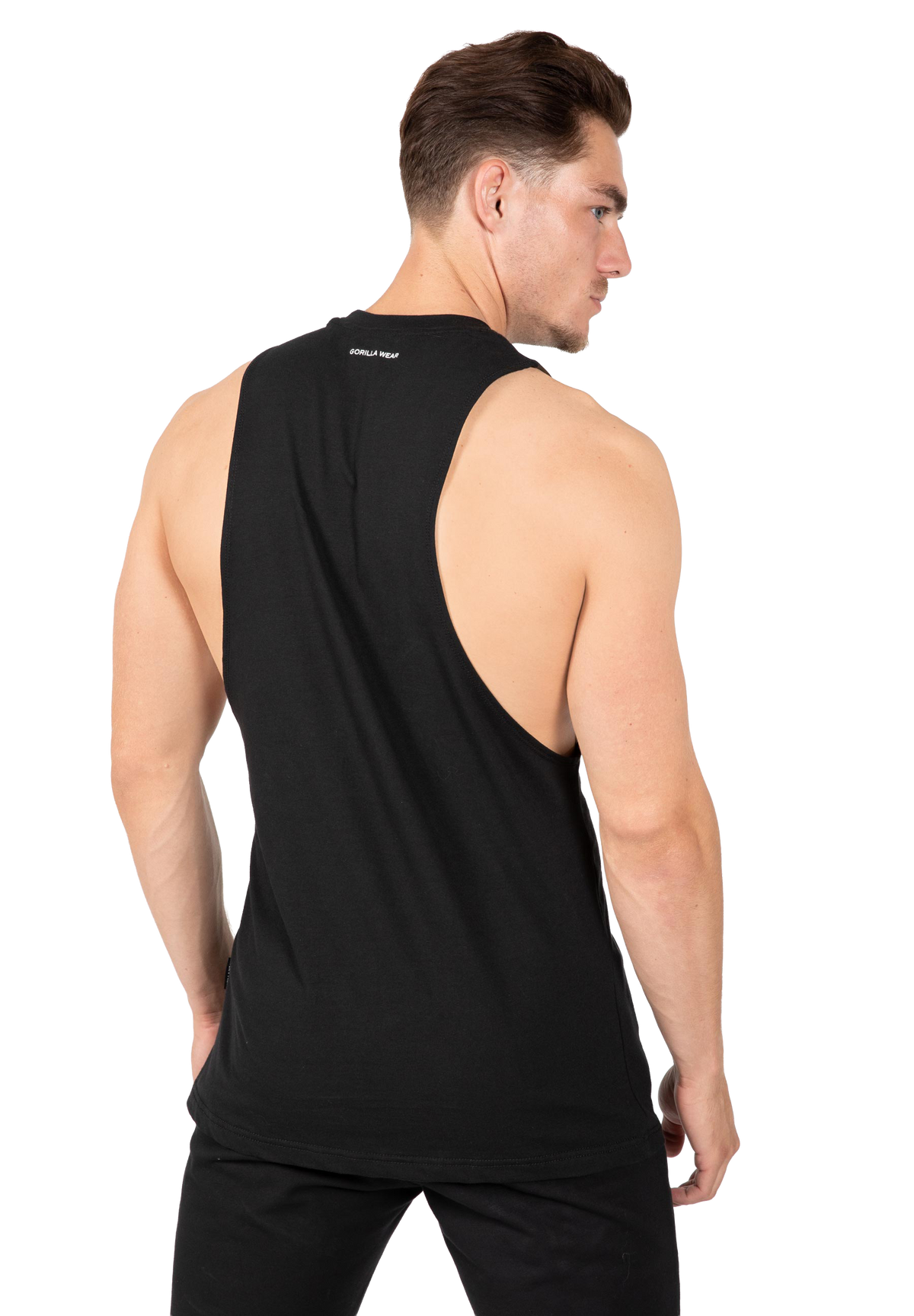 Cisco Drop Armhole Tank Top - Black/White