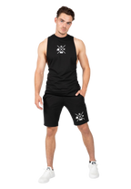 Cisco Drop Armhole Tank Top - Black/White