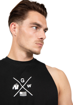 Cisco Drop Armhole Tank Top - Black/White