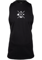 Cisco Drop Armhole Tank Top - Black/White