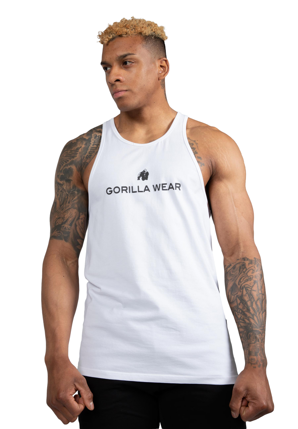 Carter Stretch Tank Top - White