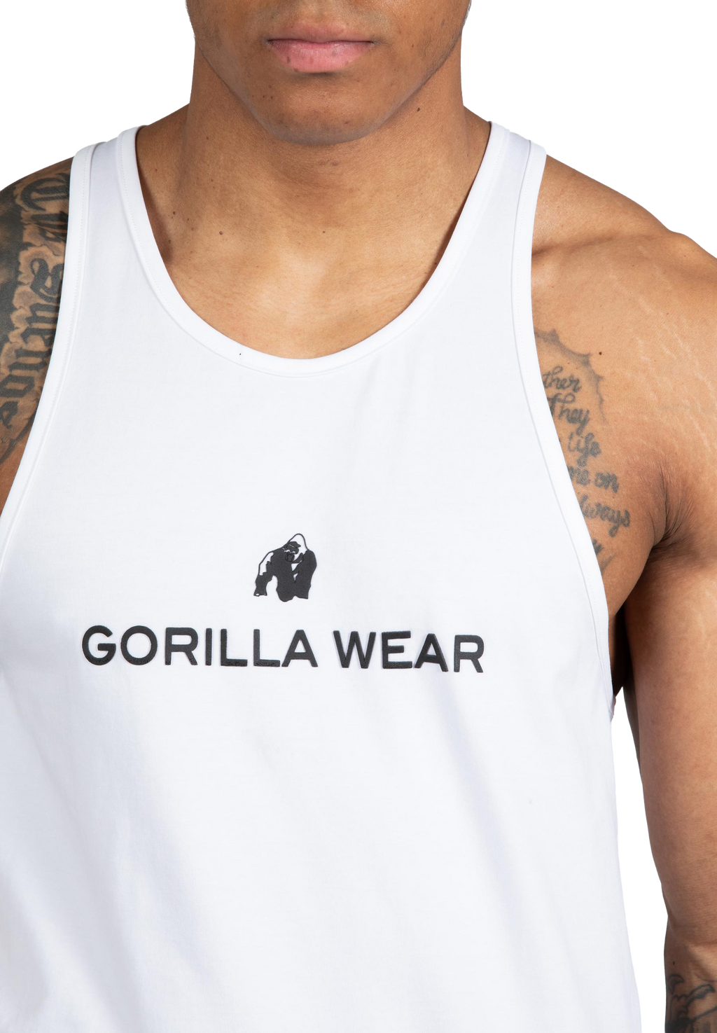 Carter Stretch Tank Top - White