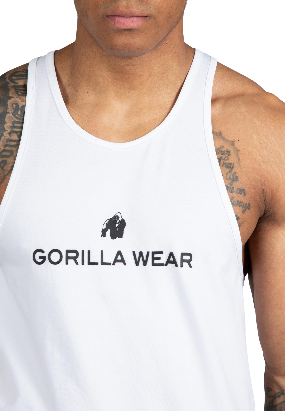 Carter Stretch Tank Top - White