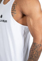 Carter Stretch Tank Top - White