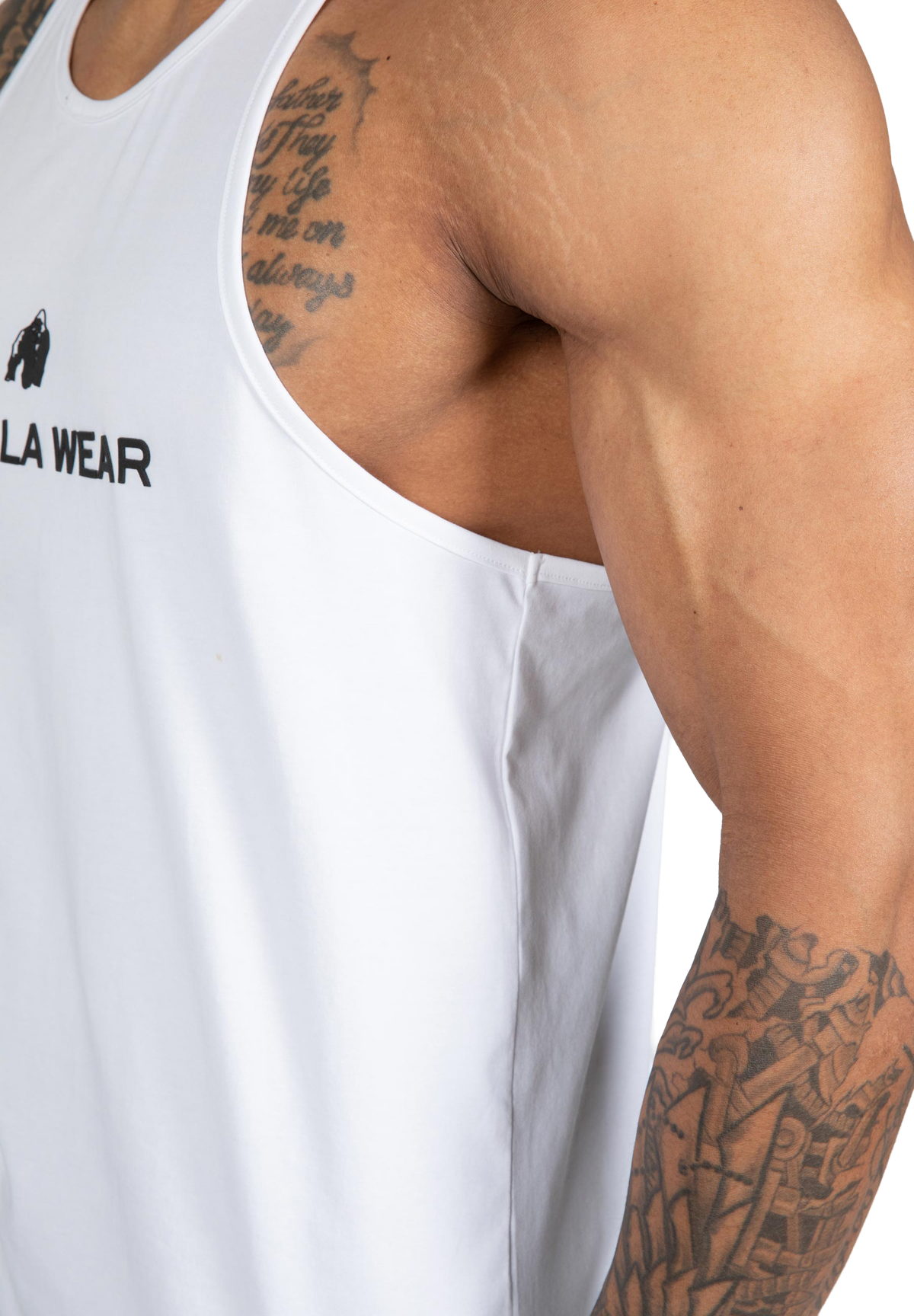 Carter Stretch Tank Top - White