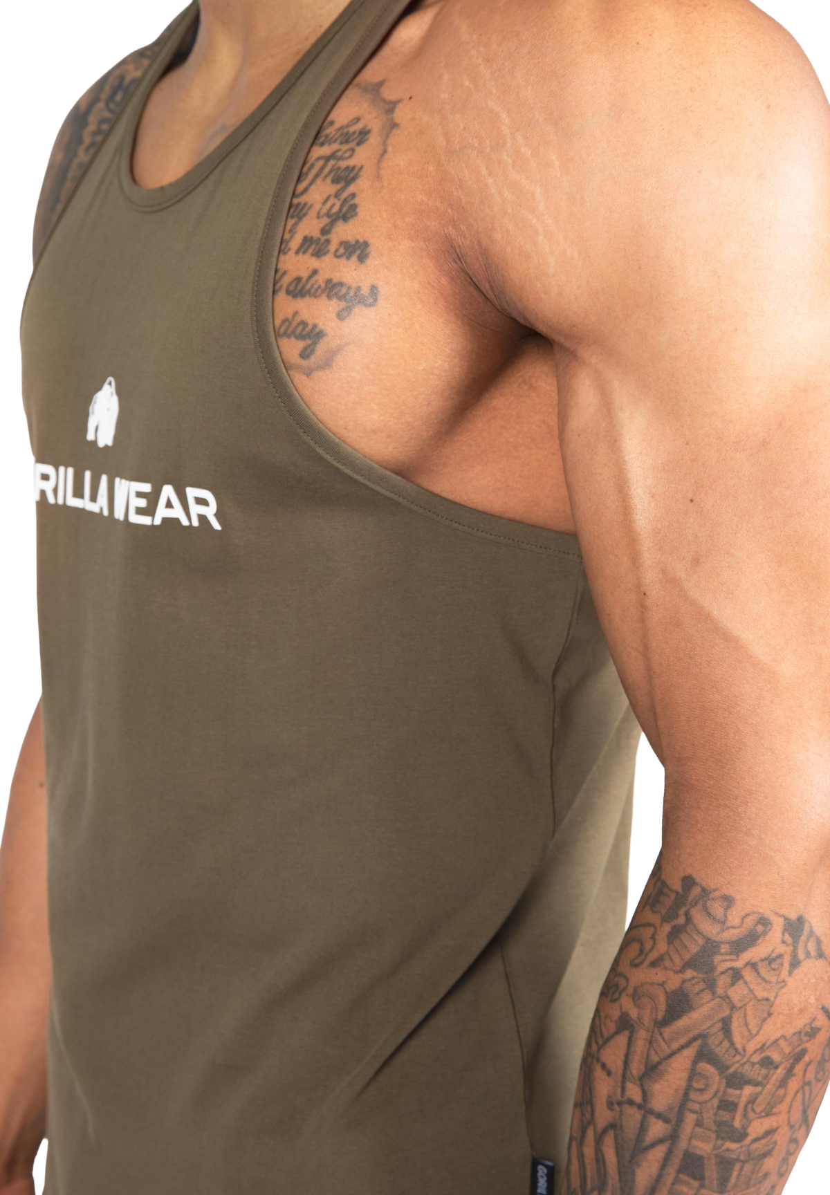Carter Stretch Tank Top - Army Green