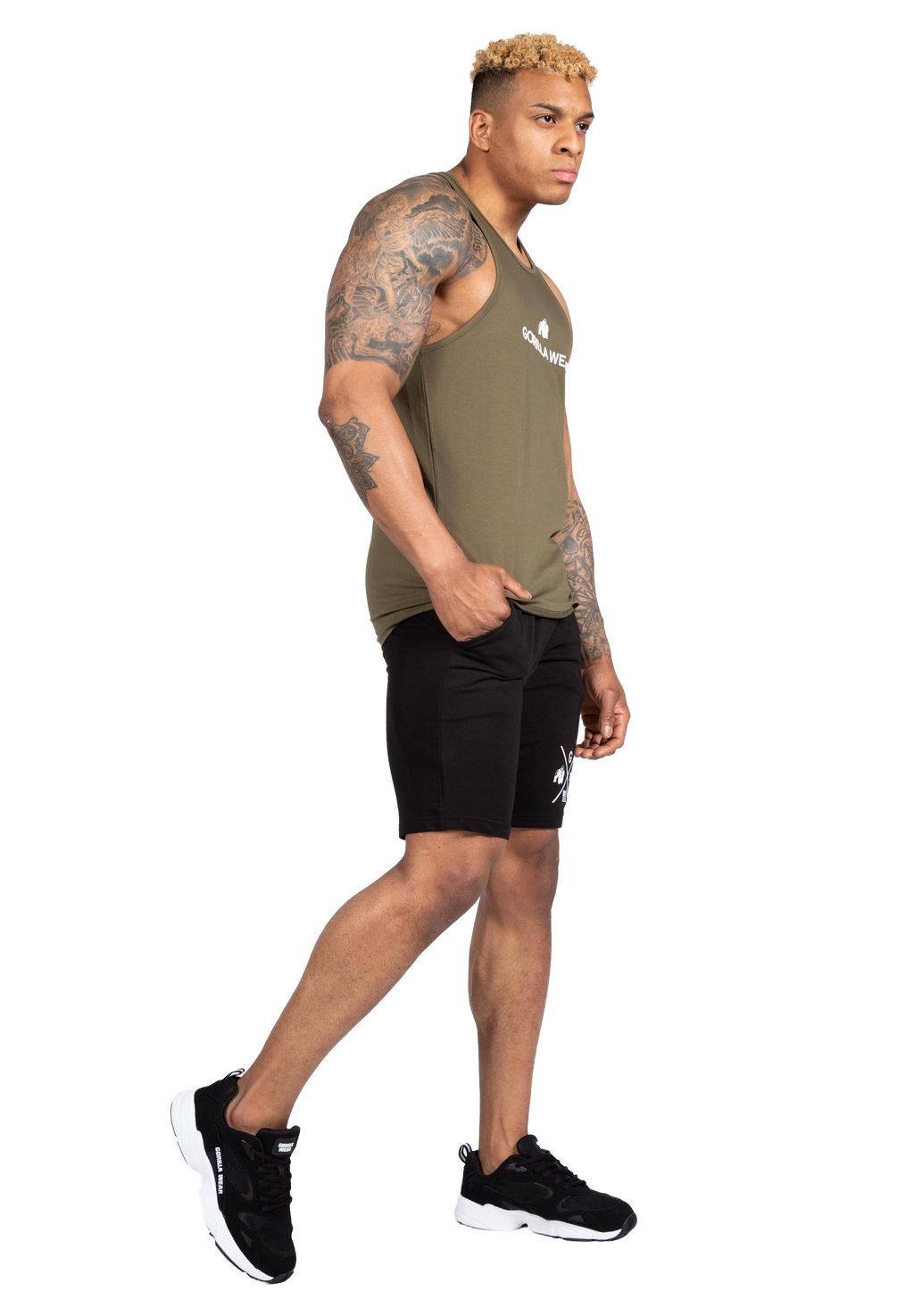 Carter Stretch Tank Top - Army Green
