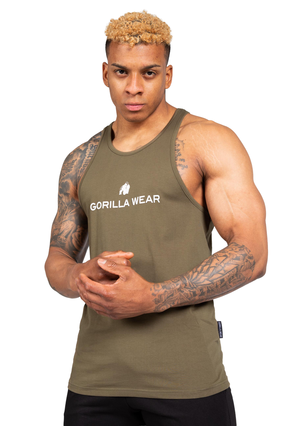 Carter Stretch Tank Top - Army Green