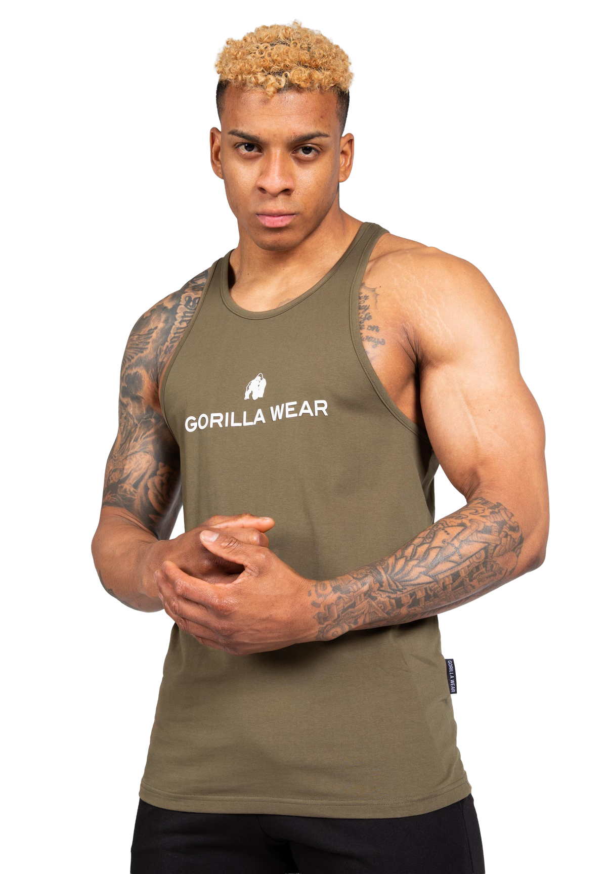 Carter Stretch Tank Top - Army Green