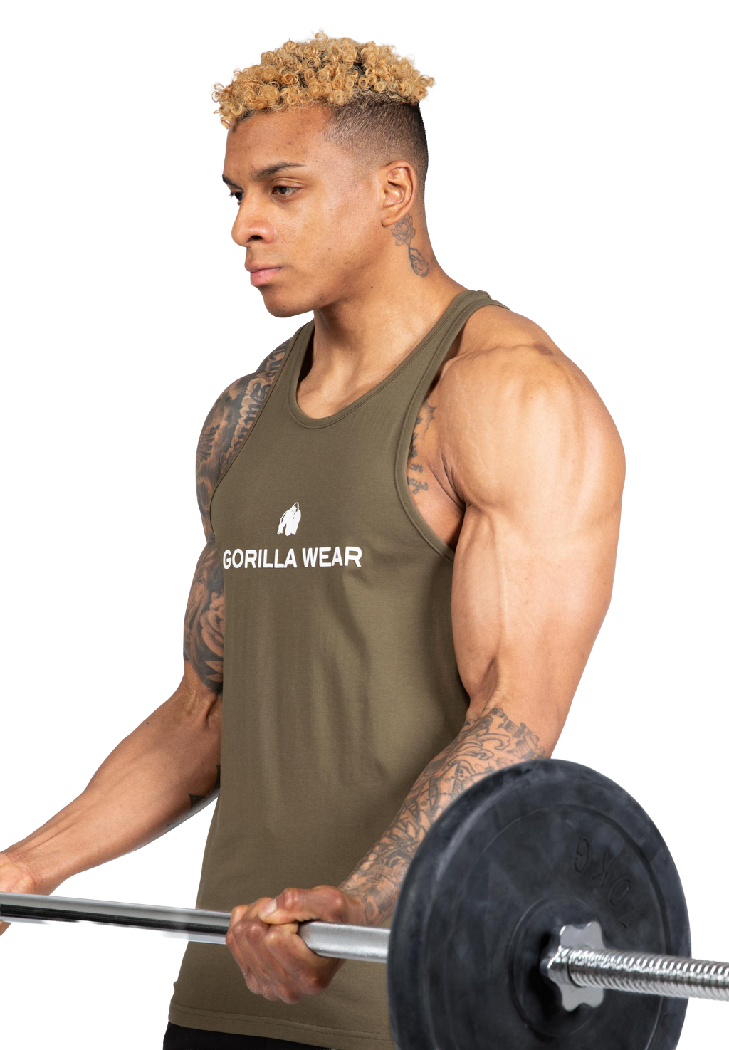 Carter Stretch Tank Top - Army Green