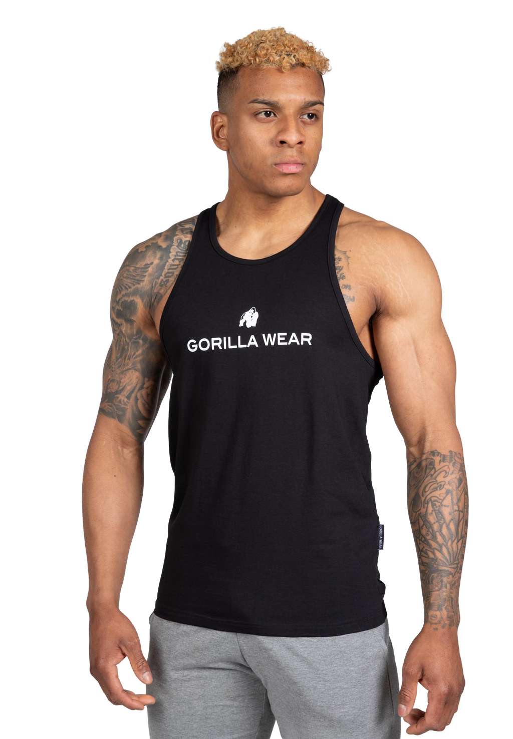Carter Stretch Tank Top - Black