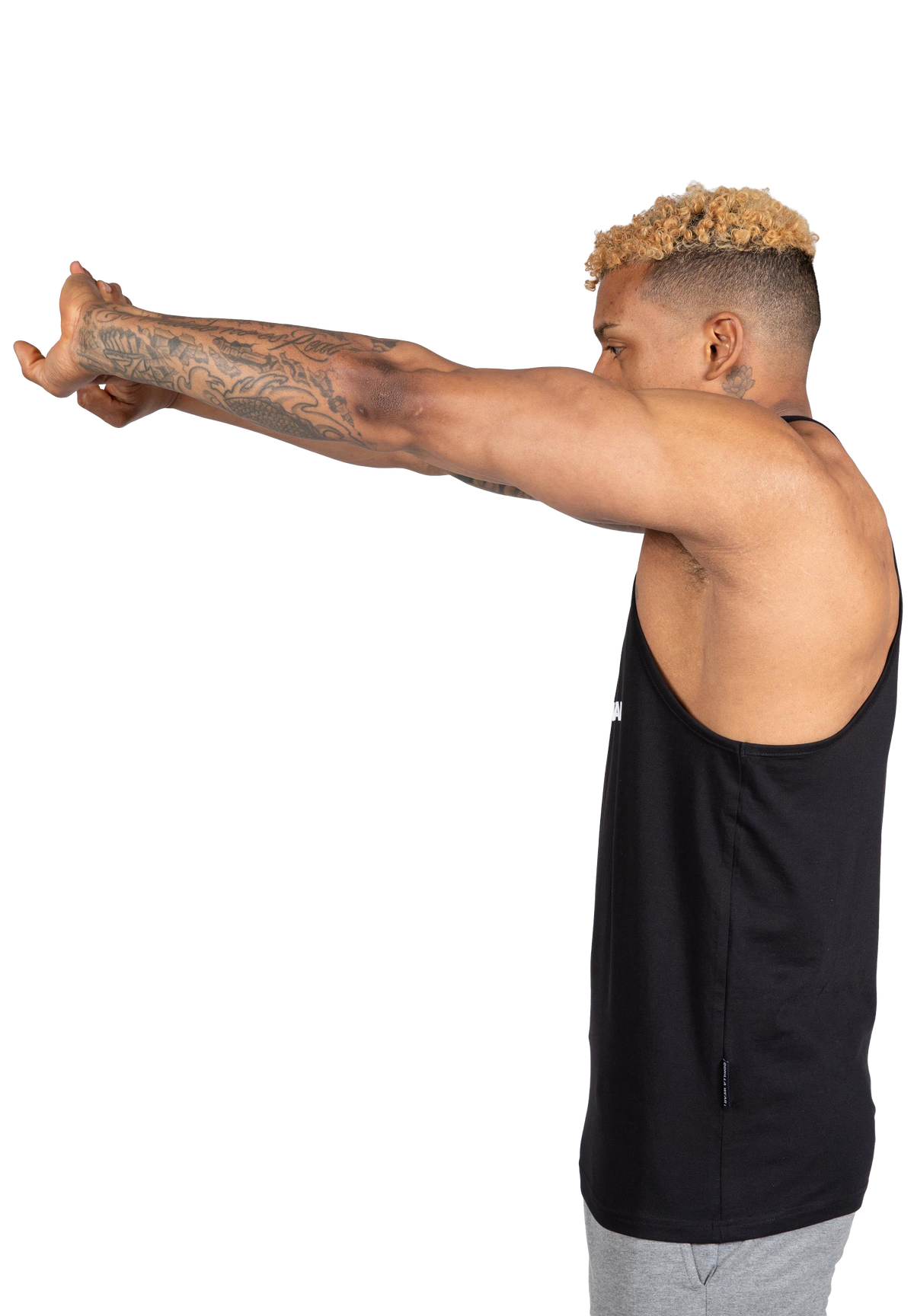 Carter Stretch Tank Top - Black