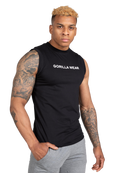 Sorrento Sleeveless T-Shirt - Black