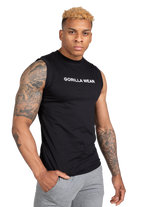 Sorrento Sleeveless T-Shirt - Black