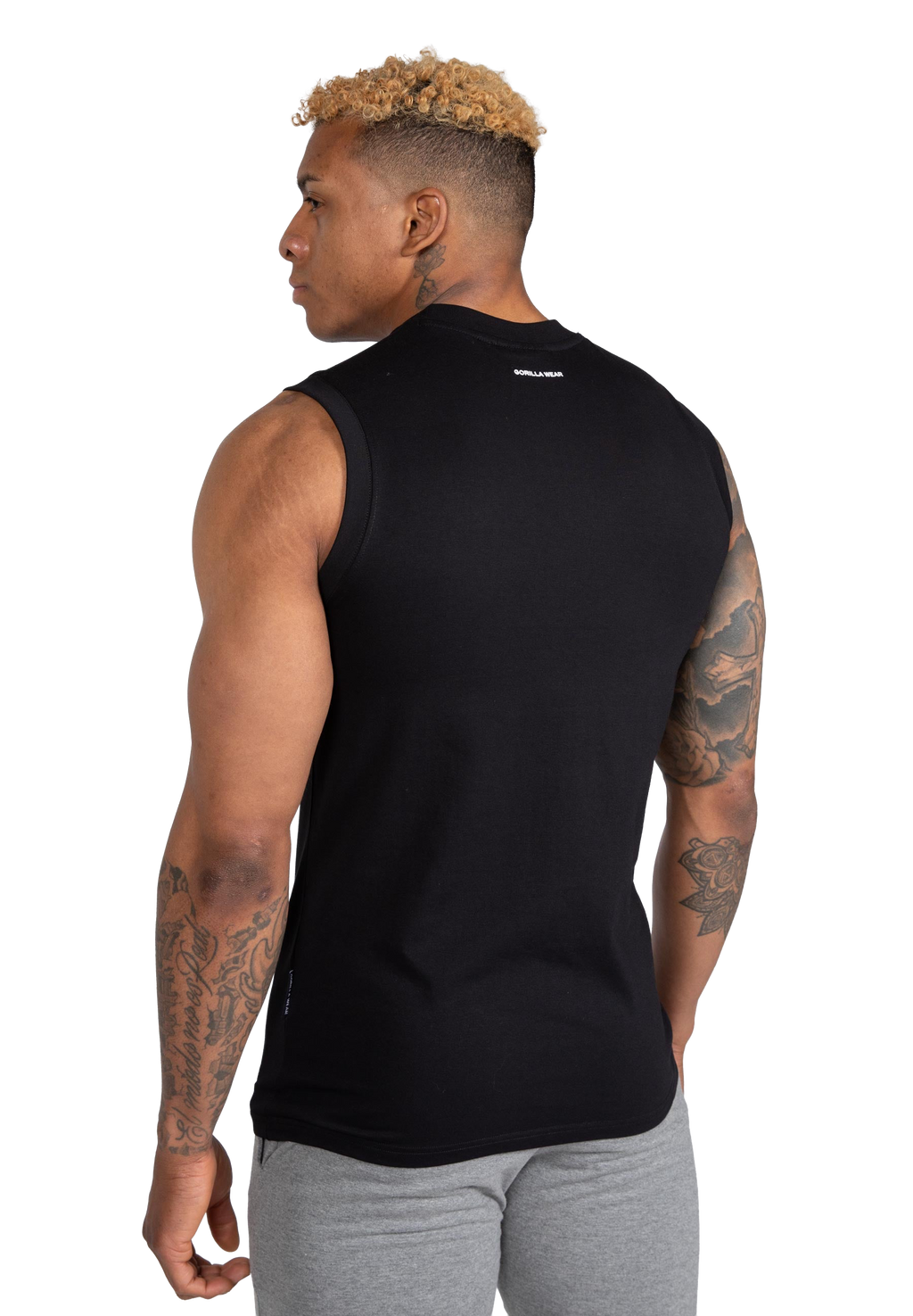Sorrento Sleeveless T-Shirt - Black