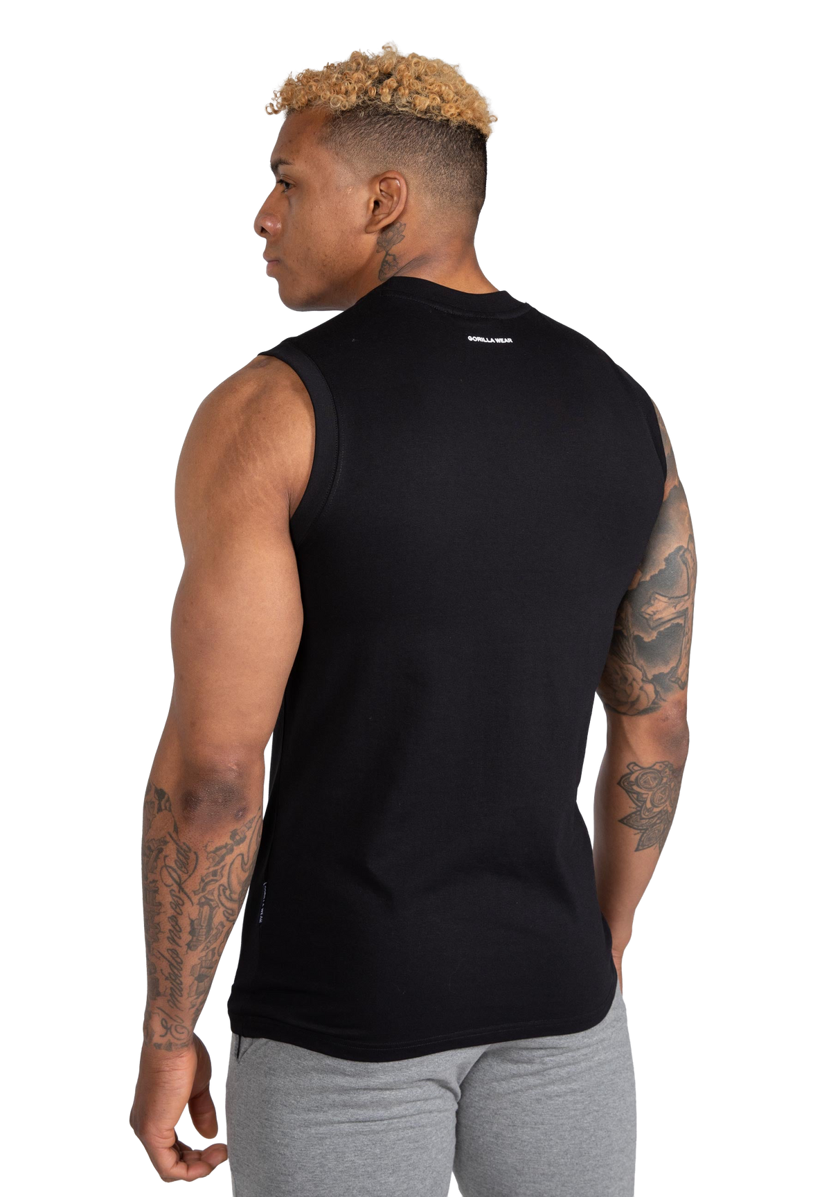 Sorrento Sleeveless T-Shirt - Black