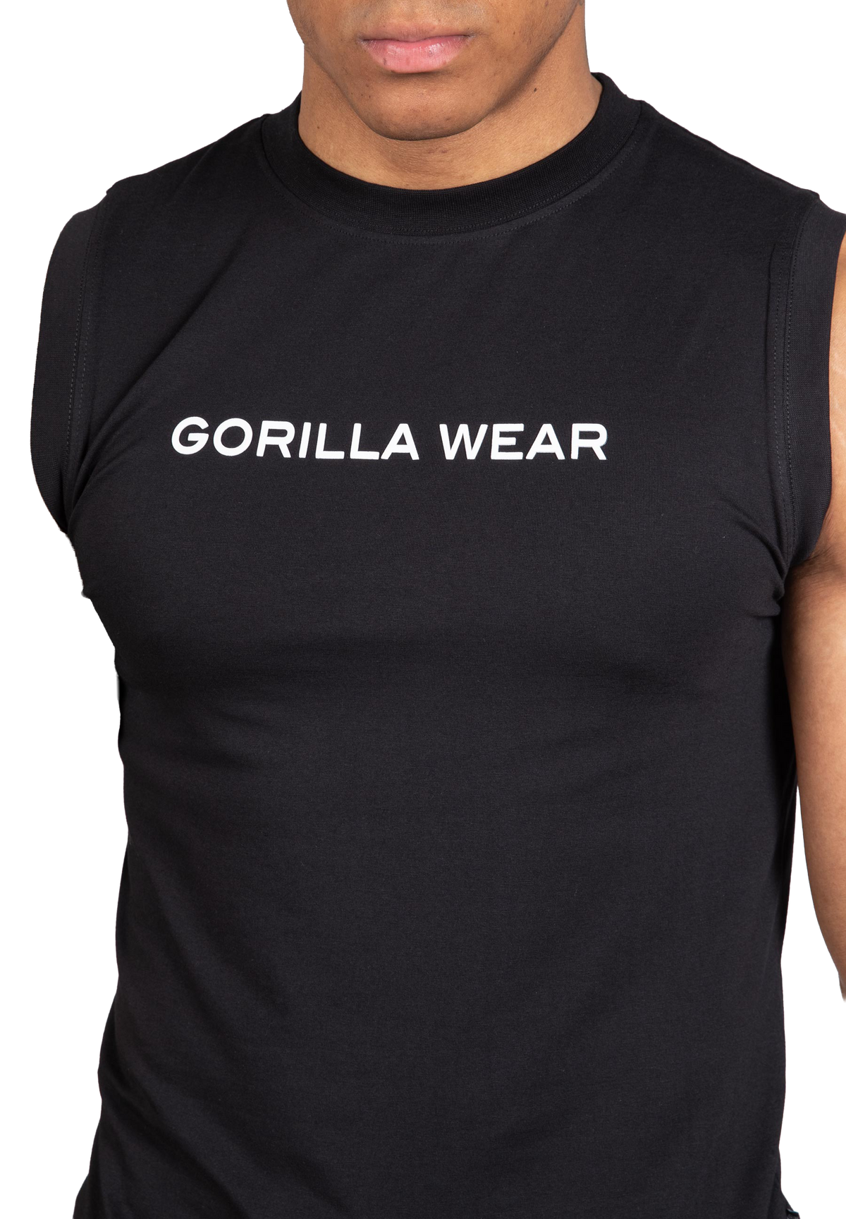 Sorrento Sleeveless T-Shirt - Black