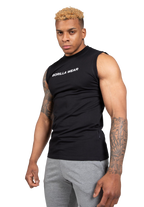 Sorrento Sleeveless T-Shirt - Black