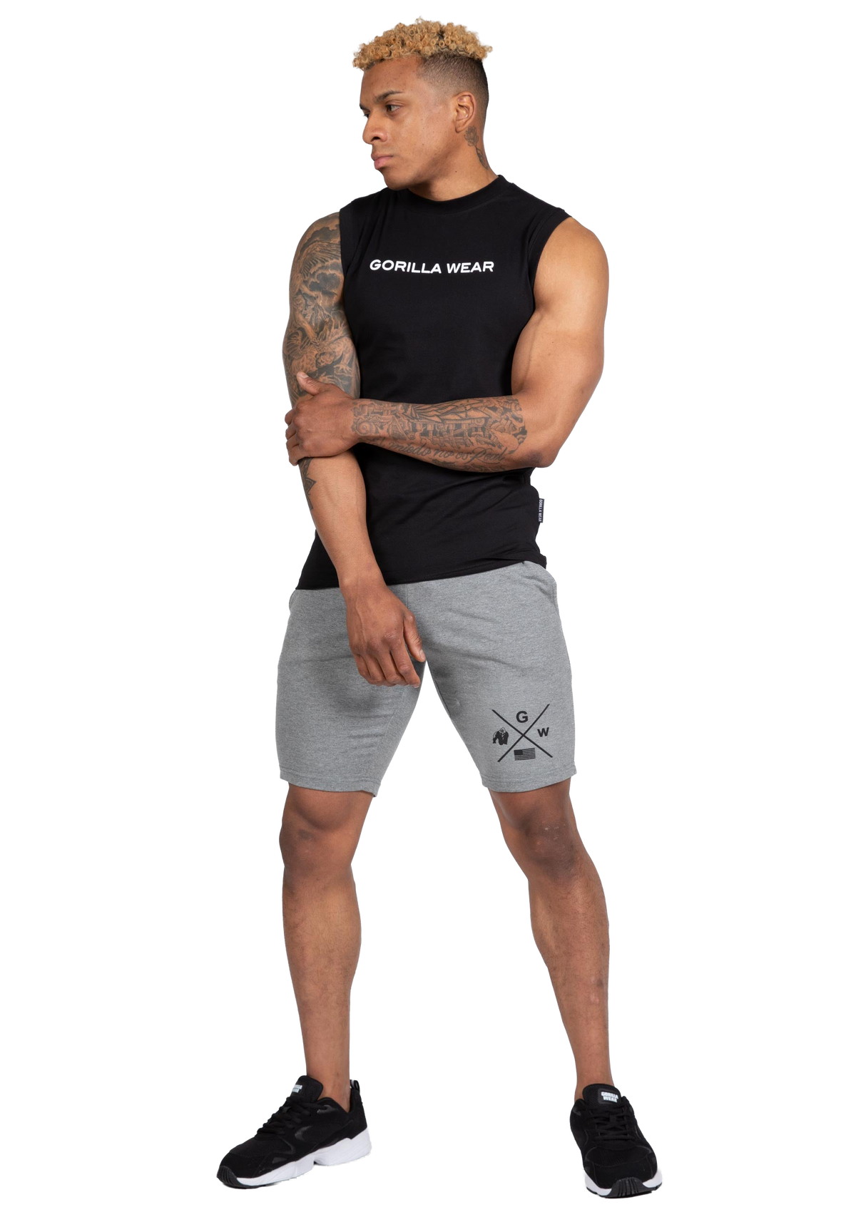 Sorrento Sleeveless T-Shirt - Black